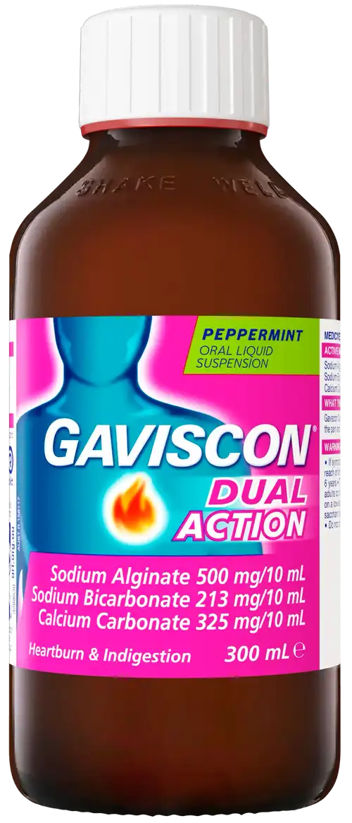 Gaviscon Dual Action Peppermint Liquid